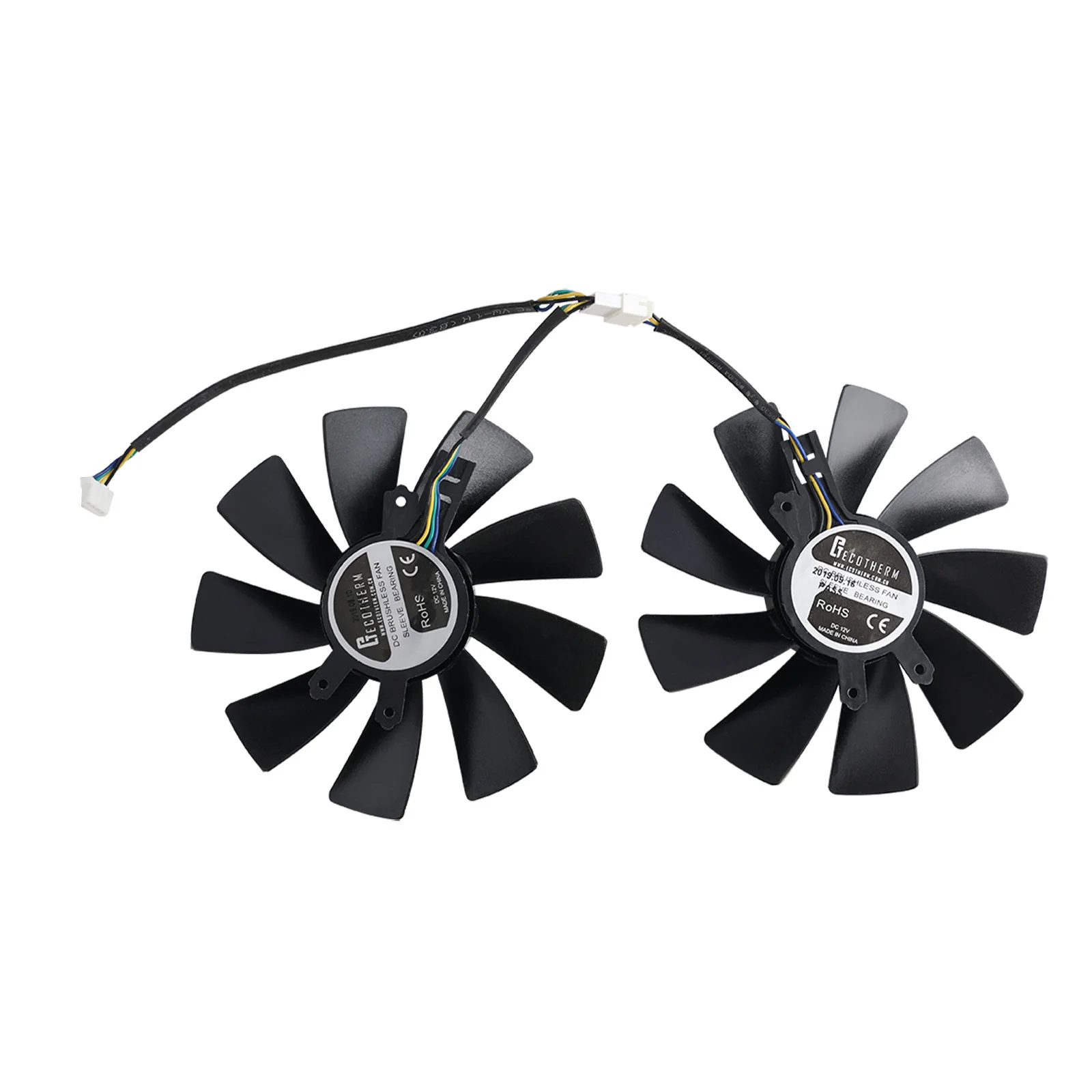 Ventilador de 100mm para PNY GeForce RTX 3070, 8GB de levantamiento, ventilador Dual LHR para 51RISC RTX 3070, 8GB, refrigeración de tarjeta de vídeo de juego - imagen 4