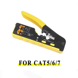 Crimpadora RJ11, RJ12 y RJ45 para cables CAT5-CAT7
