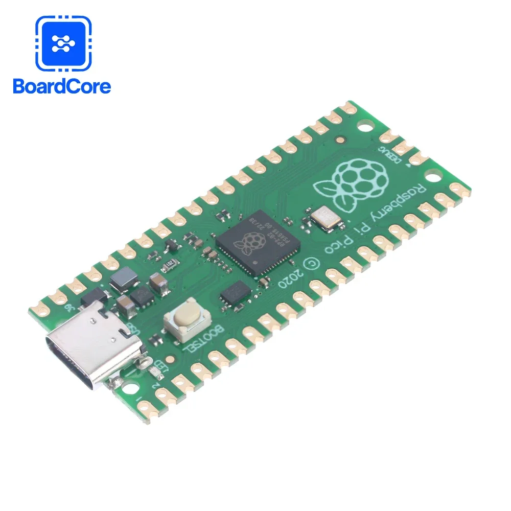 Placa de desarrollo de microcontrolador RP2040, Raspberry Pi Pico, doble núcleo, inalámbrica, Wifi, programación tipo C, USB