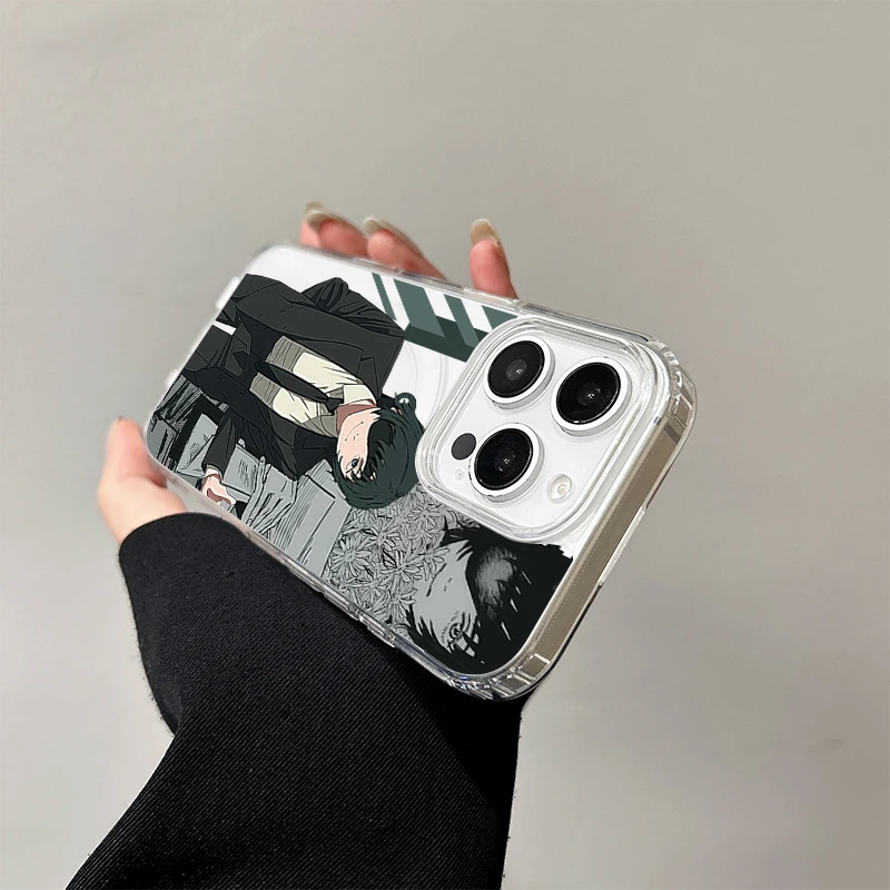 Funda magnética de Anime C-Chainsaw Mans para Samsung Galaxy S25 Edge S24 S23 S22 S21 Ultra Plus FE A56 A55 A54 A36 A35 A26 A16 - imagen 3