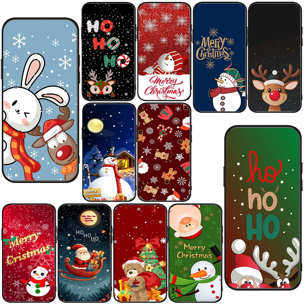 BK-21 funda blanda de Feliz Navidad para Realme 8 8S Q3 Q3i V13 C12 C15 C21Y C25Y C20 C33 C30 Narzo 30 Pro