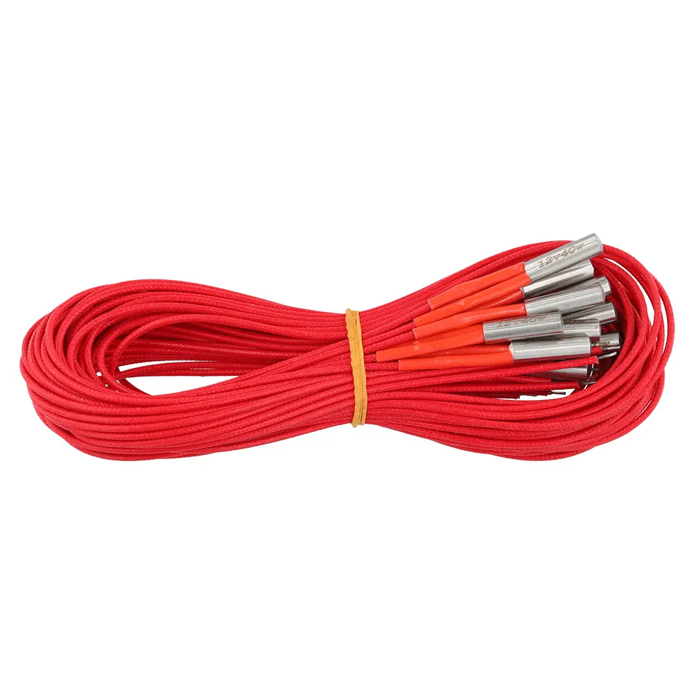 Calentador de cartucho de cerámica, accesorios para impresora 3D, tubos calefactores de cartucho de 6x20mm, 12V, 40W, 10 Uds. - imagen 4