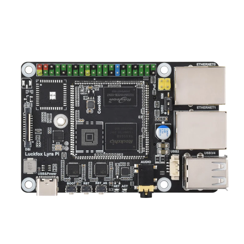 Luckfox Lyra Pi A/B Core3506 Micro Linux Board Arm Cortex-A7 para pantalla MIPI/DSI eMMC/WIFI6/4G - imagen 5
