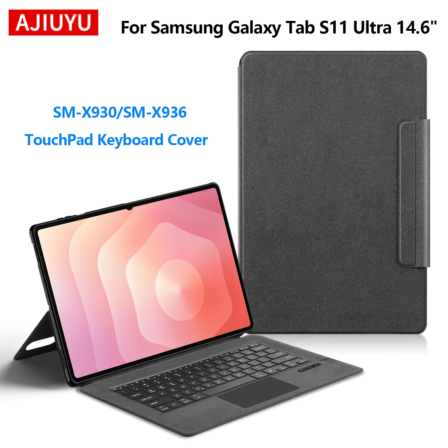 Teclado con panel táctil para Samsung Galaxy Tab S11 Ultra 14,6 "funda protectora para Tab S11 ultra 14,6 2025 SM-X930 X936