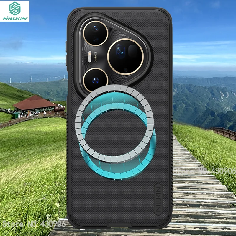 Para Huawei Pura 80 Ultra funda NILLKIN funda ajustada para Pura 80 Ultra magnética súper esmerilada escudo de alta calidad mate cubierta de PC