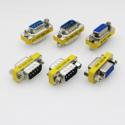 Adaptador Género DB9/DB15 D-Sub a VGA Macho-Femenino 9-15 Pines