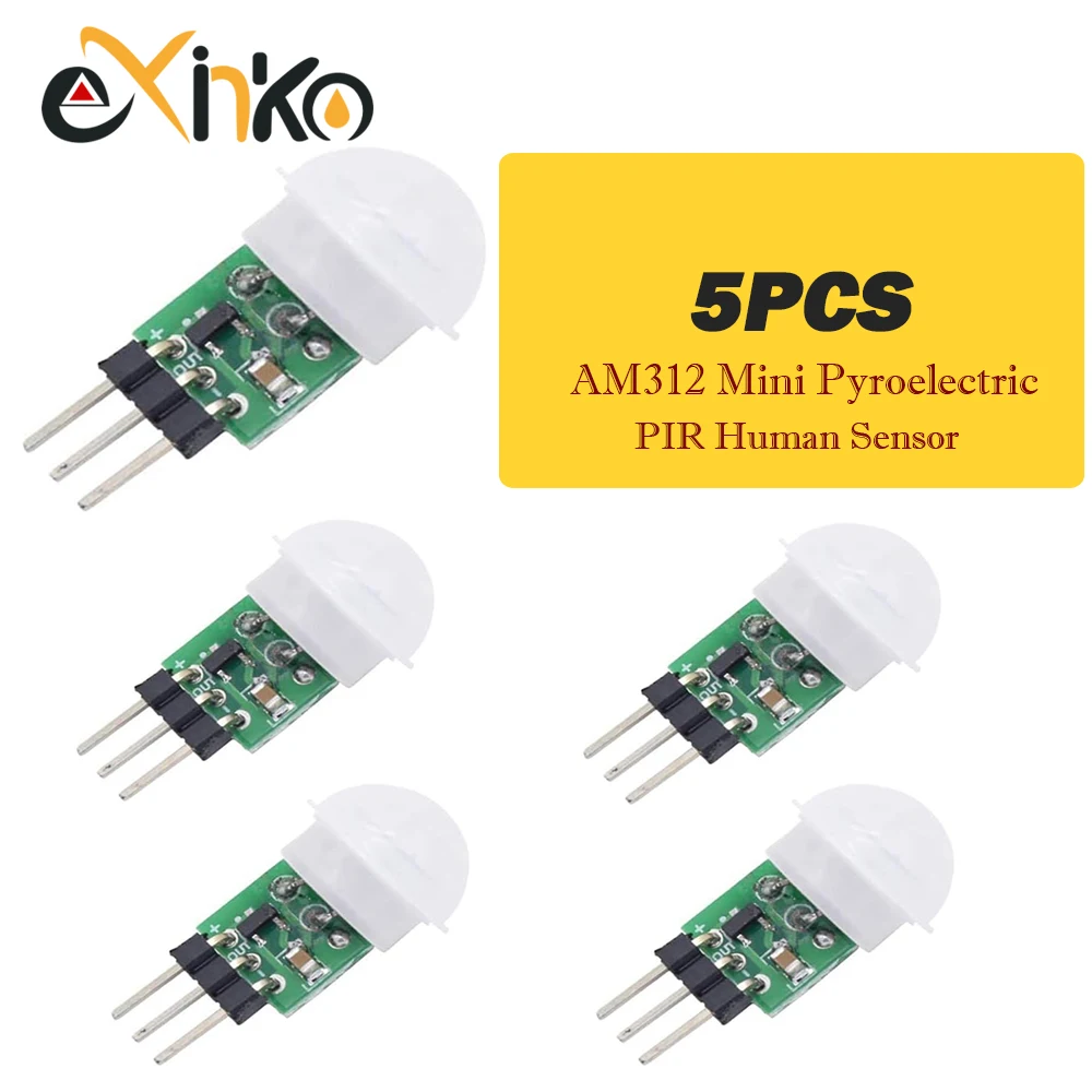 1-10 Uds AM312 Mini módulo de Sensor humano PIR piroeléctrico PIR Sensor infrarrojo IR cuerpo Manual Detector IR infrarrojo de movimiento - imagen 2