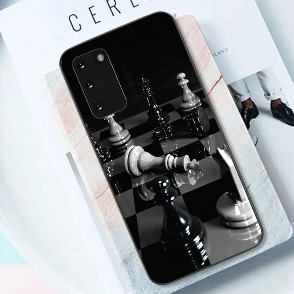 Funda de teléfono de ajedrez para Samsung S 9 10 20 21 22 23 30 23plus lite Ultra FE S10lite - imagen 2