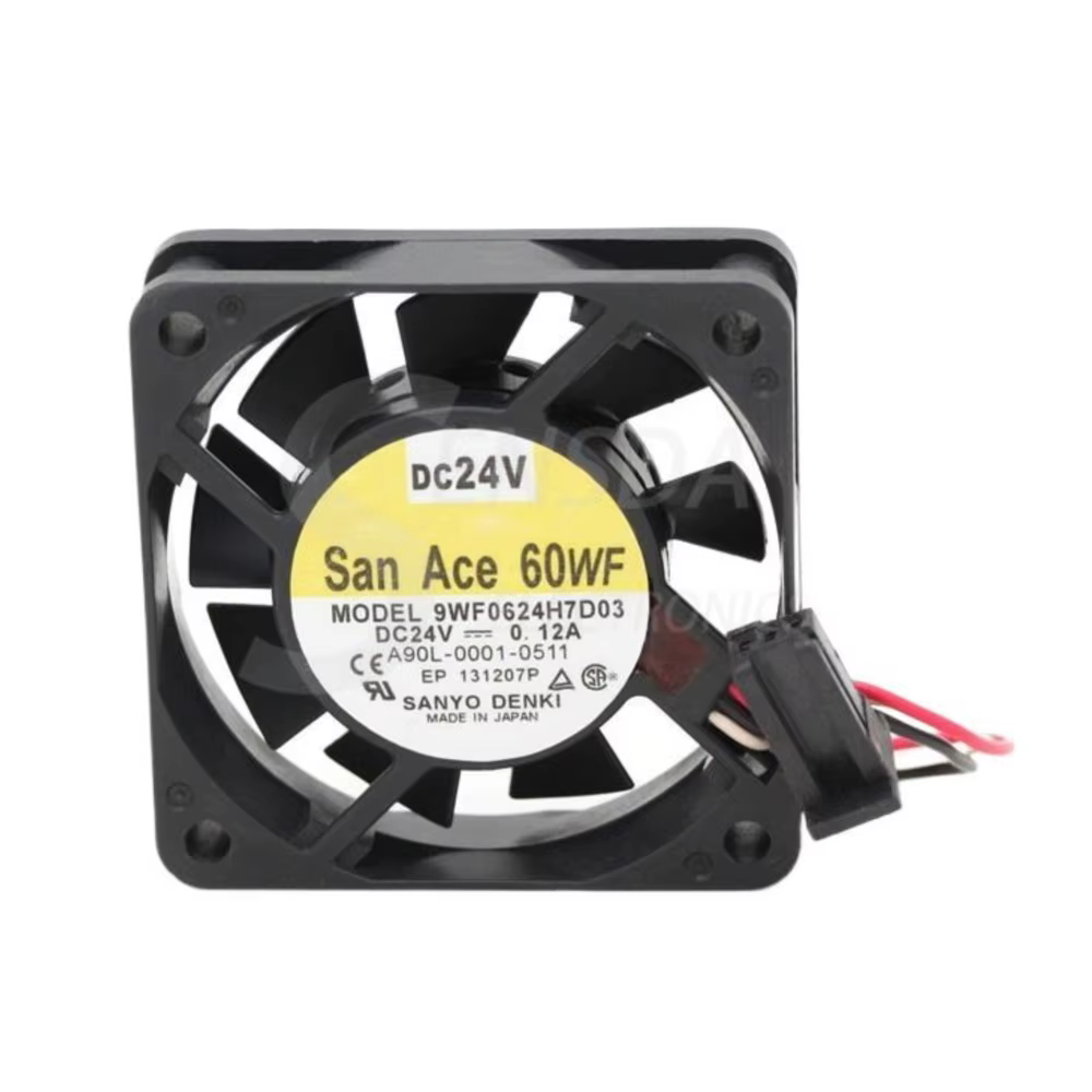 Ventilador Sanyo 9WF0624H7D03 60x60mm 24V Refrigeración Servidor - imagen 3