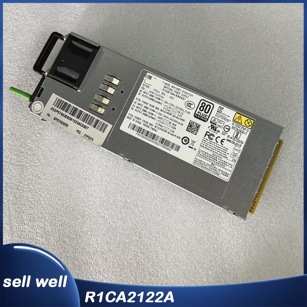 1200W 1+1 Fuente de alimentación redundante R1CA2122A