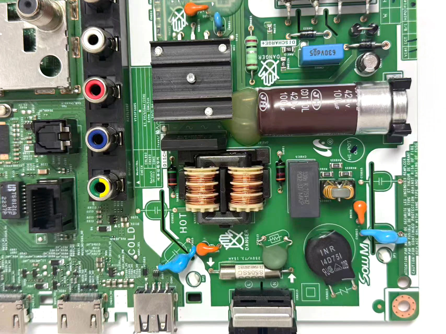 Nueva placa base VT43FS085L0PBE 60103-01123 para Samsung 43 "TV UN43T5202AGXPE UN43T5202AG Tablero Principal 43B6DF1DT - imagen 5