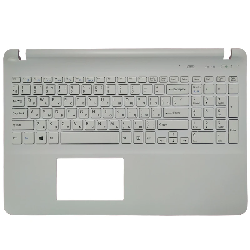 Teclado ruso para portátil, Cubierta superior con reposamanos, para SONY VAIO SVF152C29U SVF152C29W SVF152C29X SVF152A29L SVF152C29L RU - imagen 5
