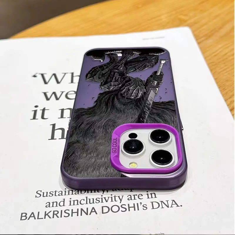 Funda de teléfono con revestimiento fresco de Anime japonés b-bererk para Samsung Galaxy A14 A15 S21 S22 S23 S24 FE Plus Ultra A25 A35 A52 A53 A54 A55 - imagen 5