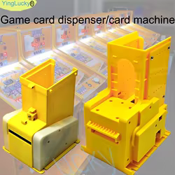Dispensador de tarjetas Arcade, máquina expendedora de tarjetas, tarjeta comercial, puntuación, máquina Arcade automática para niños que funciona con monedas