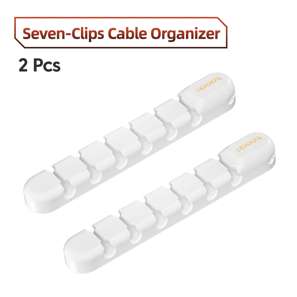 2PCS 7Clips White