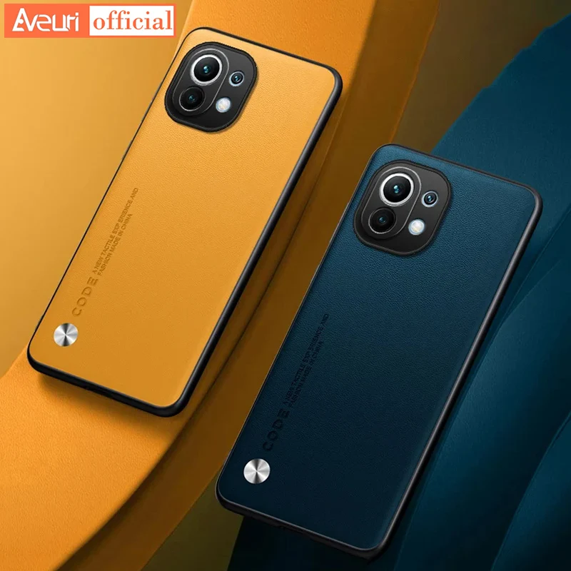 Funda protectora de silicona para Xiaomi Mi 11T Pro 11i, funda de teléfono de cuero de lujo para Xiaomi Mi 11 Lite 5G NE Mi11 11 i