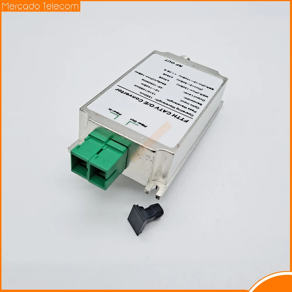 CATV Mini receptor FTTH fibra óptica WDM Node RF convertidor Triplexer mínimo interior AGC 1310nm/1490nm/1550nm sin alimentación - imagen 5