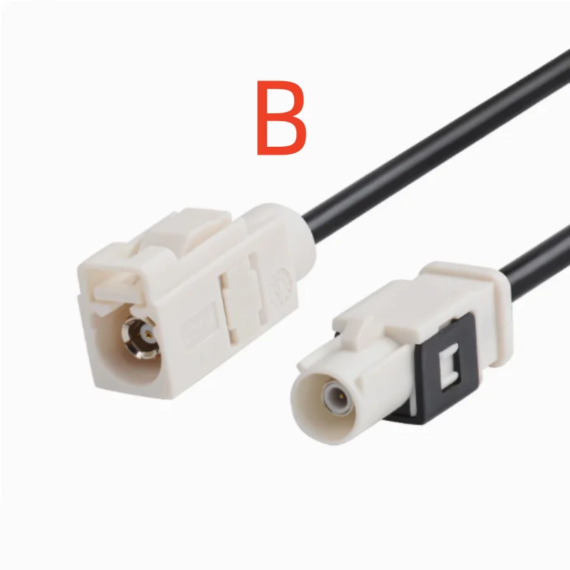 FAKRA macho a hembra cámara de marcha atrás adaptador de Cable de vídeo Cable Coaxial SYWV50-2/RTK031 conector FAKRA A B C D E F G H I K Z - imagen 4