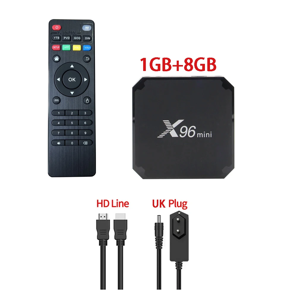 X96 Mini Android 11 Smart TV Box Quad Core 2GB/16GB WiFi - imagen 2