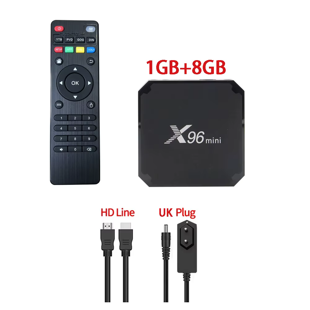 X96 Mini Android 11 Smart TV Box Quad Core 2GB/16GB WiFi - imagen 2