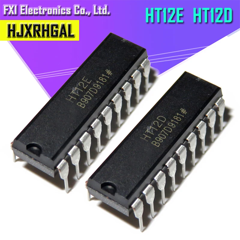25 PAR 25PCS HT12D y 25PCS HT12E DIP20. HT-12D+HT-12E originales - imagen 2