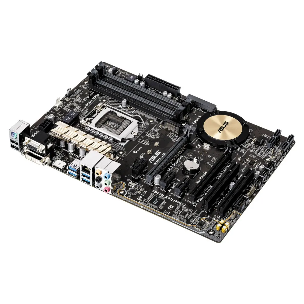 Placa base ASUS Z97-E LGA1150 compatible con i7-4790K i7-4770K i5-4690K i5-4670K CPU DDR3 3200MHz 2xM.2 HDMI ATX Z97 placa base - imagen 2