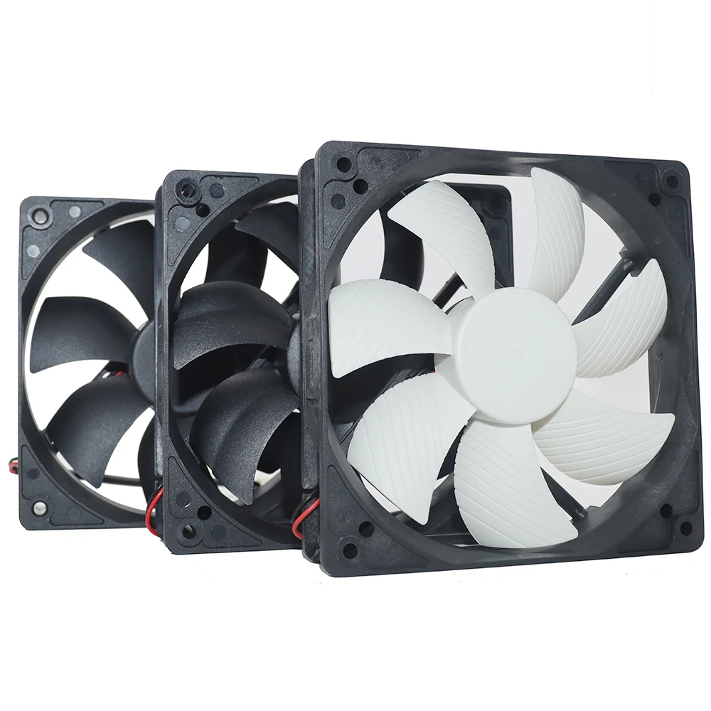 Ventilador de caja de alimentación de 12CM 12025 120*120*25MM 120MM ventilador de refrigeración DC 12V HKC ventilador FORGAME.HK - imagen 2