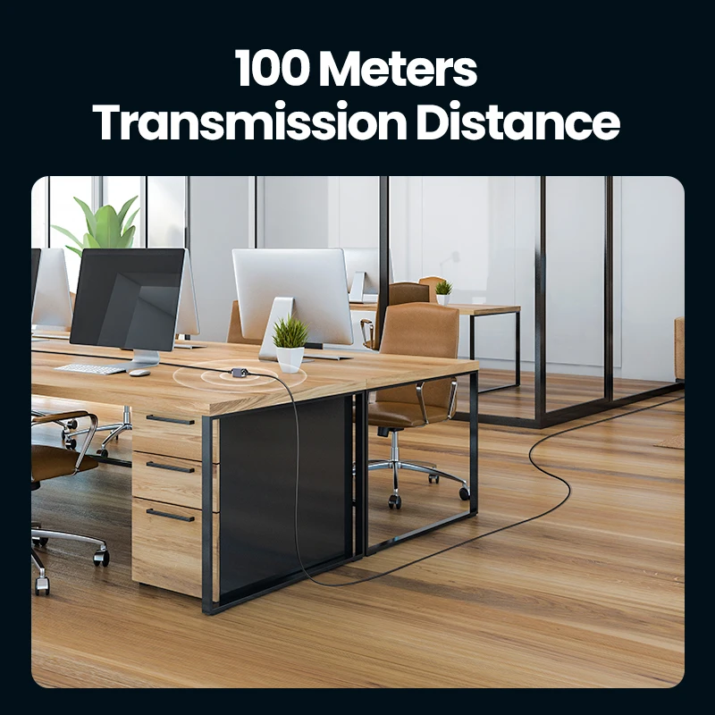 UGREEN-extensor de red RJ45, adaptador de Cable Ethernet de 10gbps para Cat8 Cat7 Cat6, Gigabit hembra a hembra - imagen 4