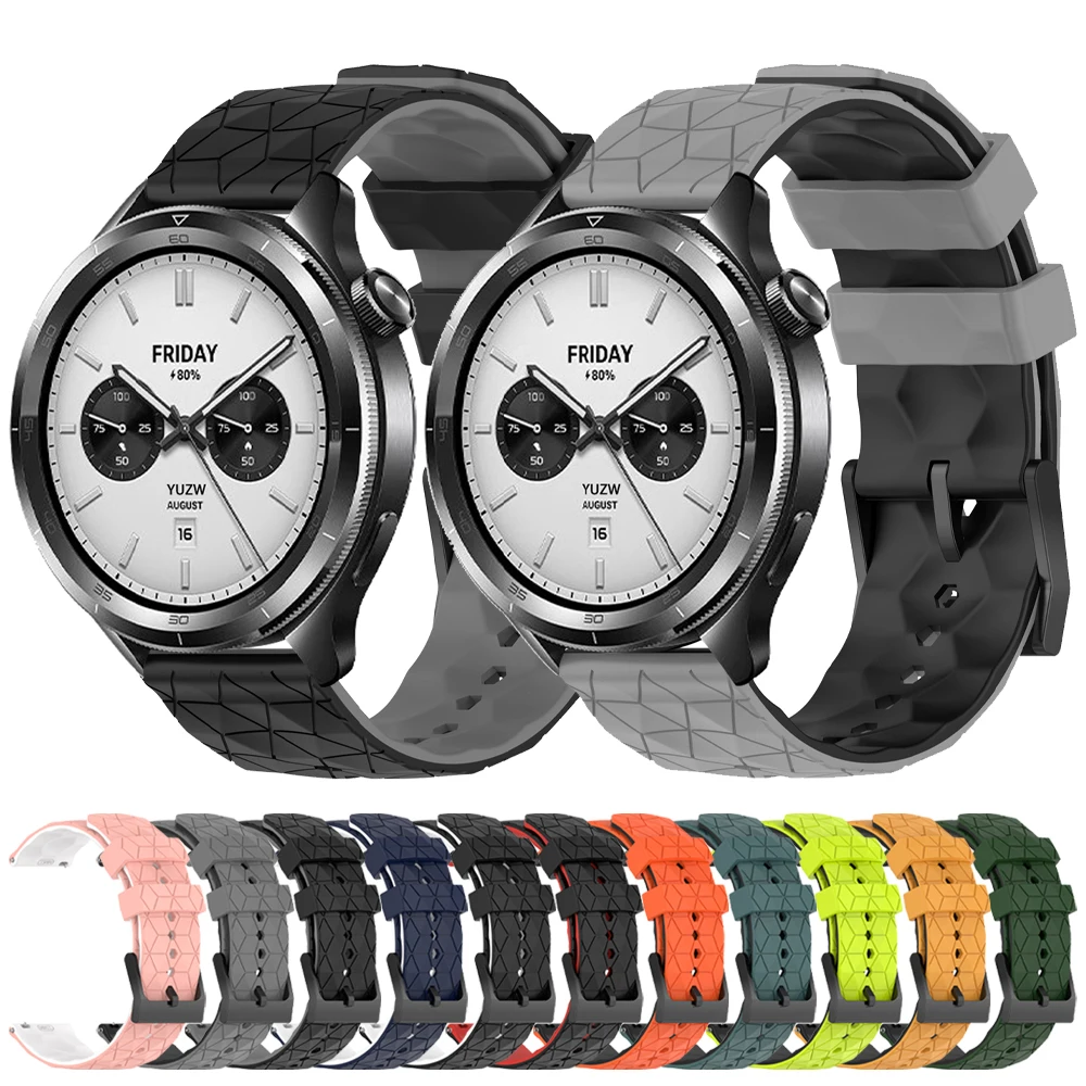 Correa de silicona de 22mm para Xiaomi Watch S4 S3 S2 S1 Active/Mi Watch 2 Pro/Color 2 pulsera de reloj deportivo Amazfit BALANCE 2/bip 6 - imagen 2