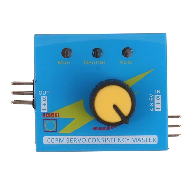 Probador de servomotor simple, motor eléctricamente ajustable, modelo de avión, probador de controlador de velocidad multifuncional - imagen 5