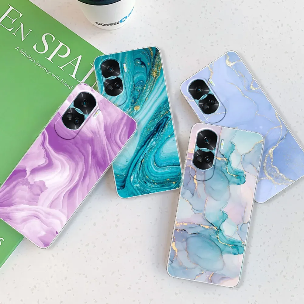 Para Honor 90 Lite funda para Honor 90 Pro claro proteger parachoques Coque suave silicona TPU funda de teléfono para Honor 100 Pro Fundas - imagen 4