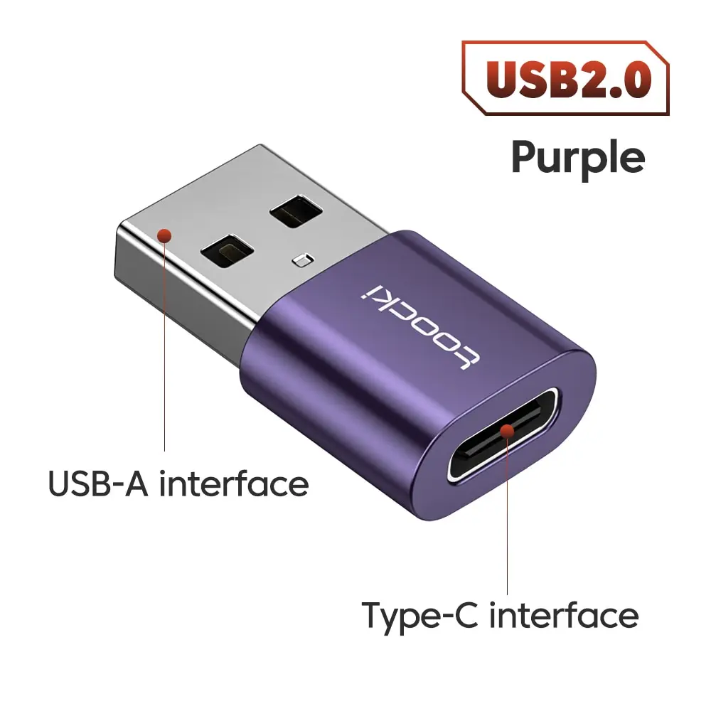C to USB Purple