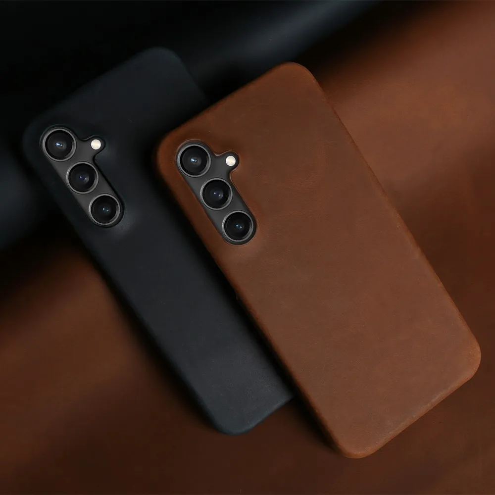 Funda de lujo para teléfono Magsafe magnético Samsung Galaxy S23 Ultra, funda de cuero para Samsung S24 S23 S22 S21Plus, funda de carga inalámbrica - imagen 4