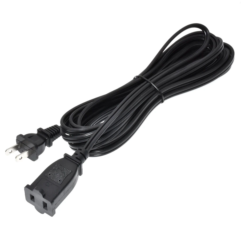 Cable de alimentación de extensión de 2 puntas, Cable de alimentación macho/hembra de EE. UU. Para NEMA 5-15P a NEMA 5-15R - imagen 3