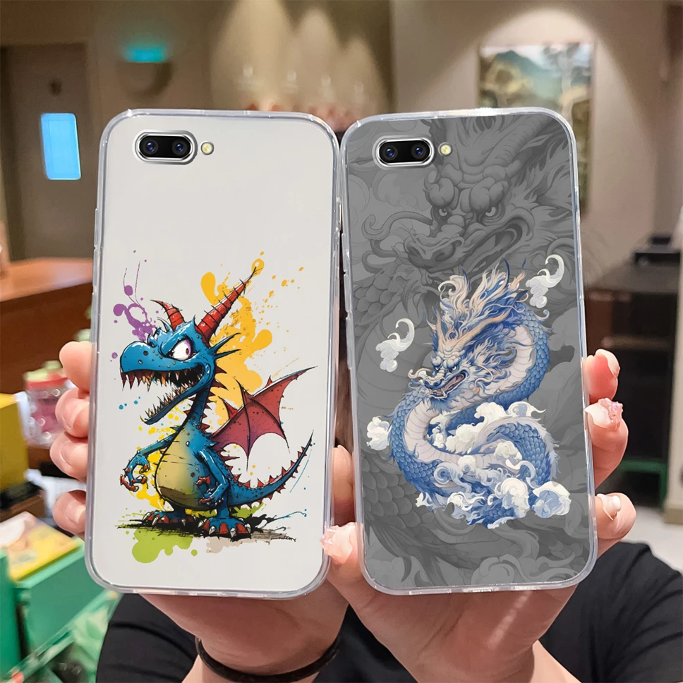 Funda de teléfono para Oppo R11 R11S Plus, Funda protectora anticaída de silicona TPU transparente suave con flores pintadas para Oppo R 11 + - imagen 3