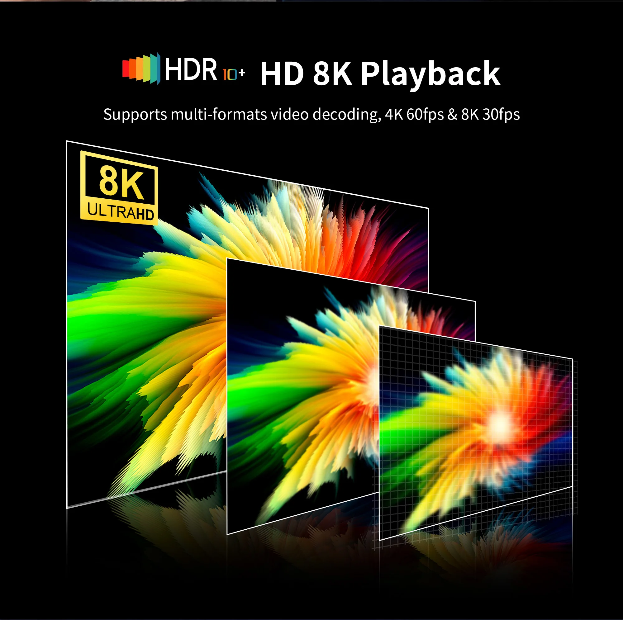 Caja de TV inteligente Mortal Q1 con sistema de cine en casa, Android 14, Allwinner H313, cuatro núcleos, 5G, Wi-Fi 2G, 16G, Bluetooth, compatible con 4K, H.265, Netflix y YouTube. - imagen 5