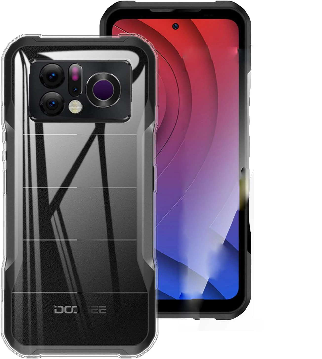 Para Doogee V20 Pro V20s Funda ultrafina transparente suave TPU Funda para Doogee V20 Dual 5G Couqe Funda 6,43 pulgadas