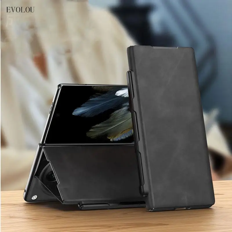 Funda de cuero para Oneplus Open Nappa Stripe Flip, con ranura para bolígrafo para One Plus Open 5G 1 + open Protection Magnetic Book Stand Cover