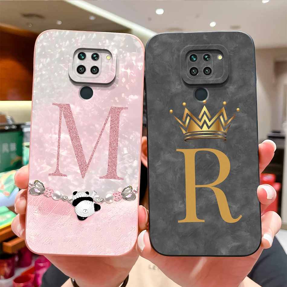 Funda para Redmi Note 9 Pro Max, bonitas fundas con letras para Xiaomi Redmi Note9 9Pro 4G 5G, fundas de teléfono de protección completa de silicona suave