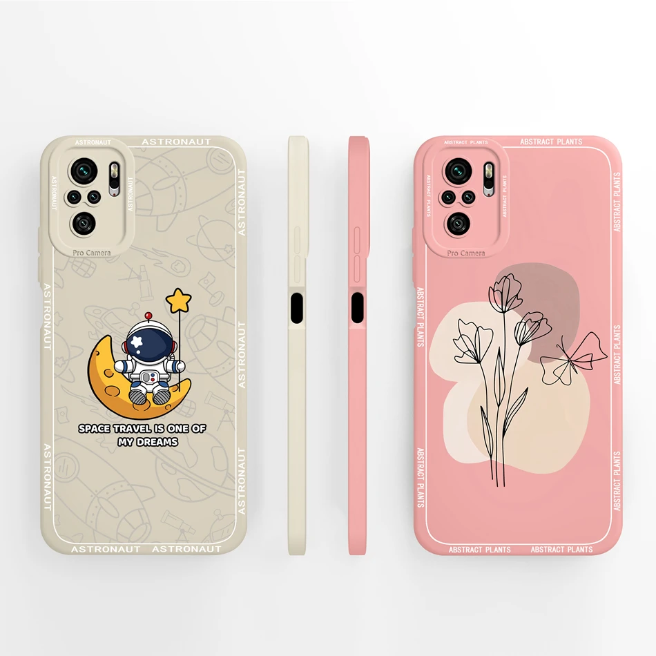 Para Redmi Note 10 10T 10S funda de teléfono moda suave silicona líquida protección completa contraportada para Redmi Note10 10 S 10 T Fundas - imagen 2