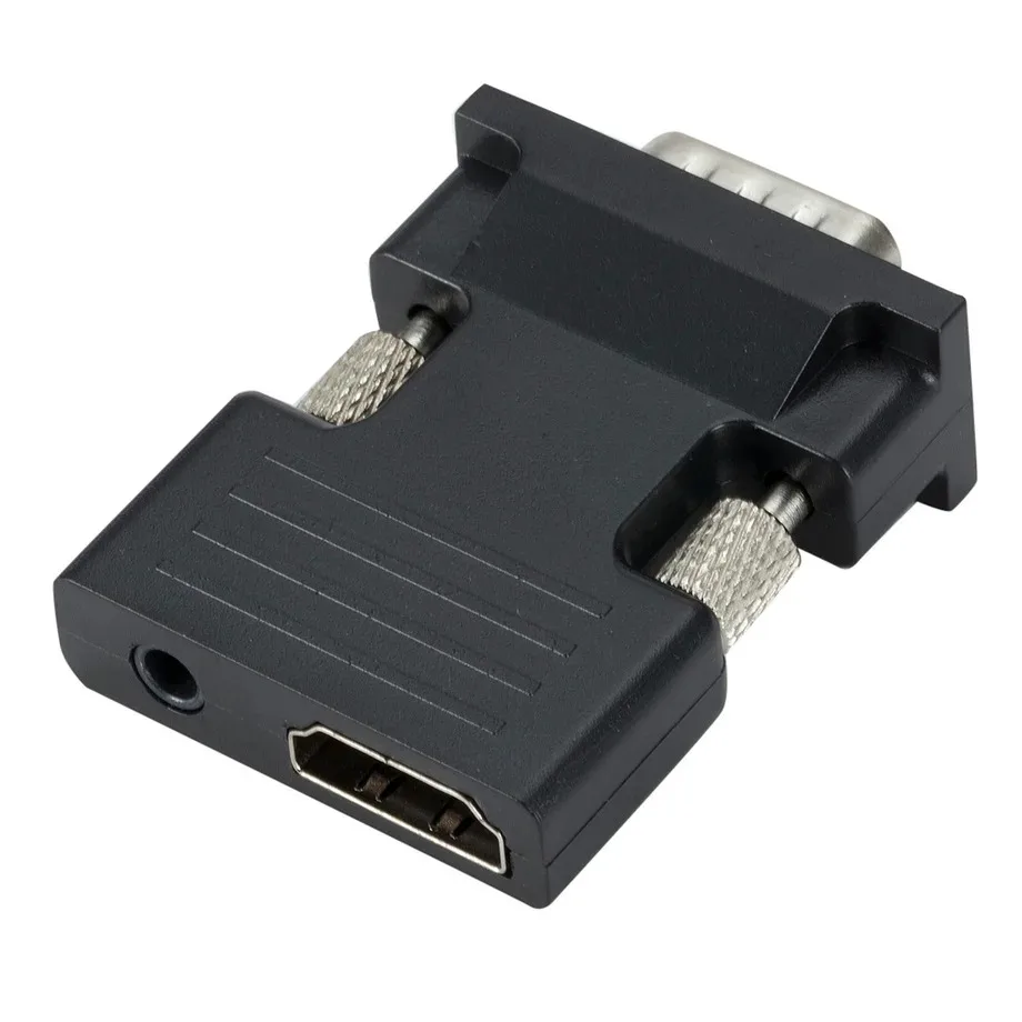 PzzPss-Convertidor de Audio y Video compatible con HDMI, Cable adaptador VGA de 1080P, compatible con PC, portátil y proyector HDTV - imagen 5