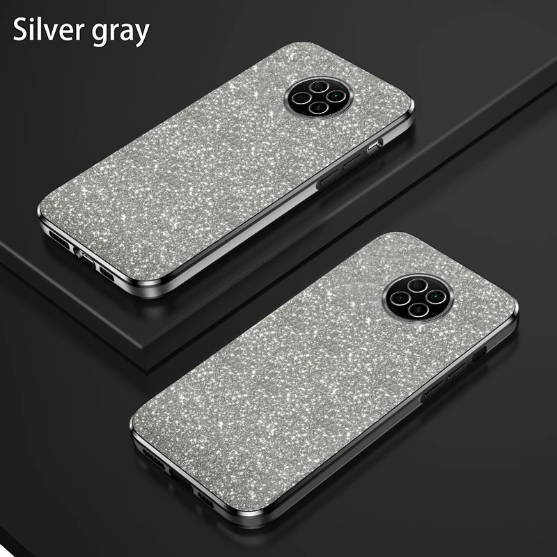 Funda de silicona para teléfono Xiaomi Redmi note 9T, carcasa trasera de lujo con brillo degradado, M2007J22G - imagen 2