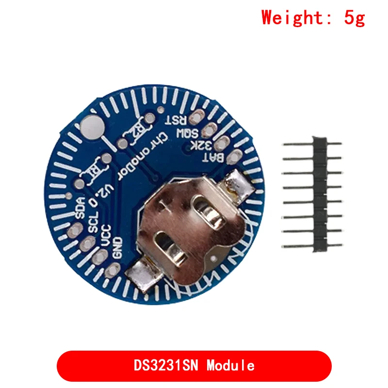 Módulo de memoria de reloj en tiempo Real para Arduino, dispositivo de precisión IIC RTC, original, PCF8563, DS3231, PCF8523, AT24C32, DS1302, DS2121SN, 1 piezas - imagen 5