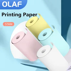 Papel Termico 57 mm - Etiquetas Autoadhesivas Color para Impresora