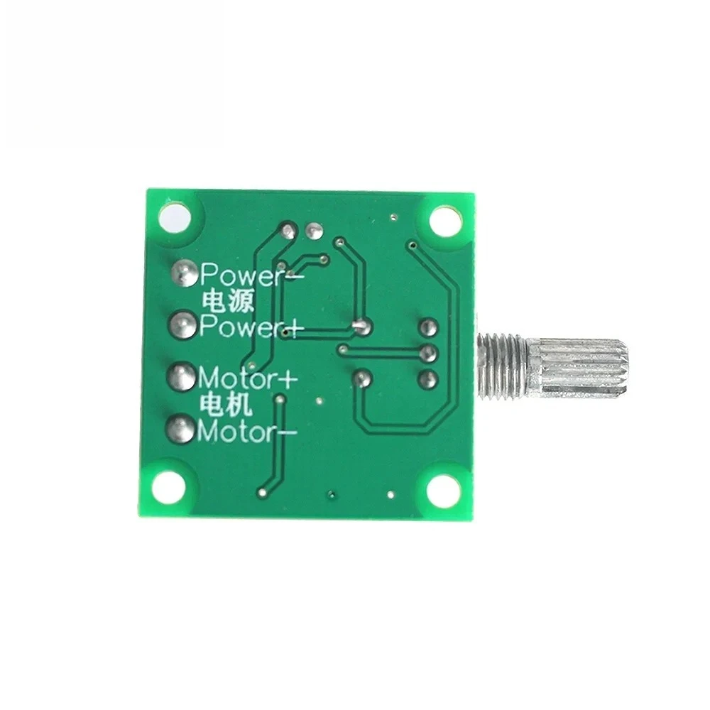 Módulo controlador de velocidad del Motor DC 1,8 V 3V 5V 6V 12V 2A PWM DC interruptor de Control de velocidad del Motor de bajo voltaje módulo de accionamiento ajustable - imagen 3