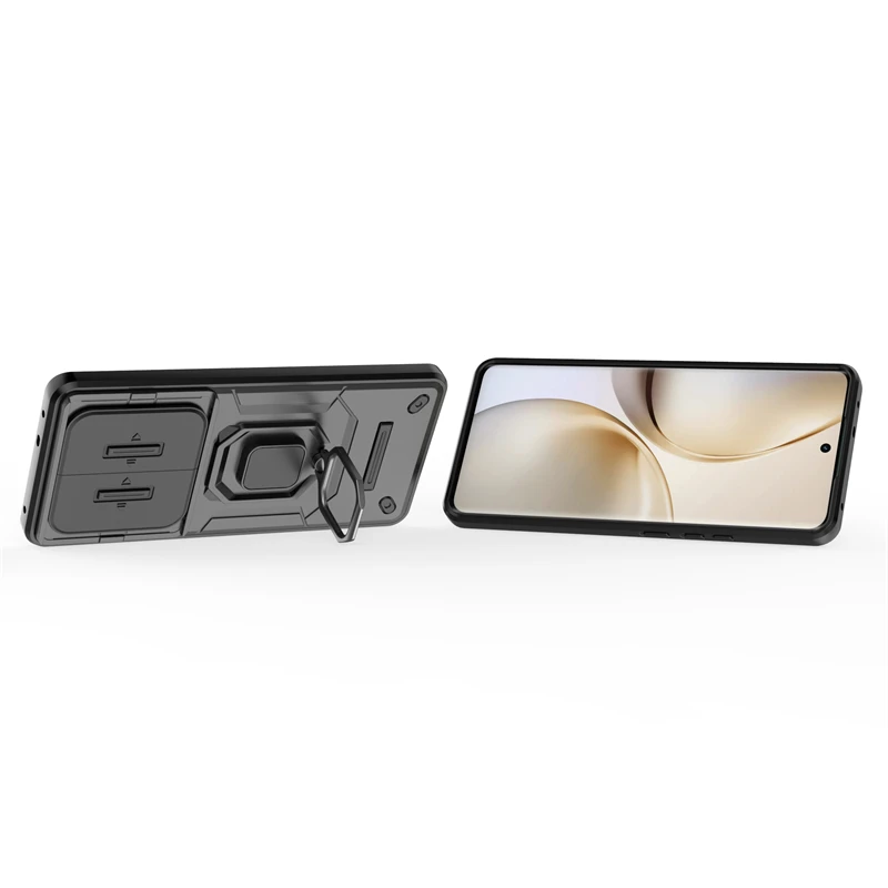 Para Realme 14 Pro funda OPPO Realme 14 Pro Capas armadura parachoques lente a prueba de golpes soporte de anillo protector Fundas Realme 14 Pro - imagen 5