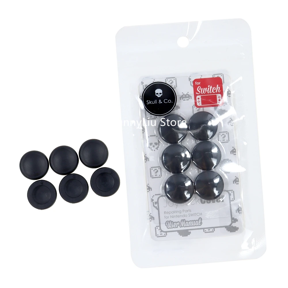 6 unids/set Skull & Co. Piezas de reparación de cubierta de Joystick de repuesto para Nintendo Switch para Switch OLED Joy-Con para switch lite