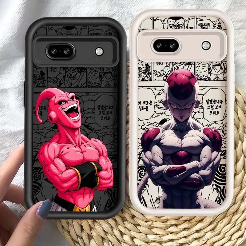 D-Dragon Ball dibujos animados Cool para Google Pixel 9 8 7 8A 7A Pro XL cubierta de la caja del teléfono de la escalera del ojo