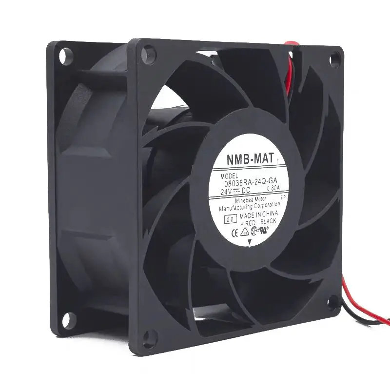 Nmb 08038 ra-24q-ga 24v 0.80a 8038 8cm inversor ventilador de refrigeración de aire grande - imagen 3