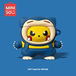 Pikachu Beast Funda protectora para Apple Airpods Pro2 de segunda y tercera generación Pok é mon Funda para auriculares inalámbricos Bluetooth